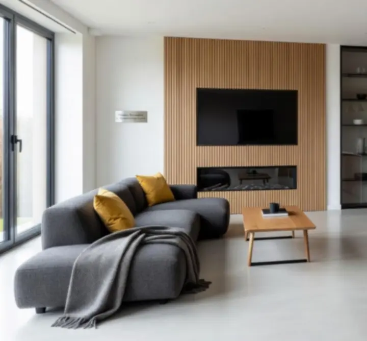 Modern, thoughtfully furnished London apartment interior